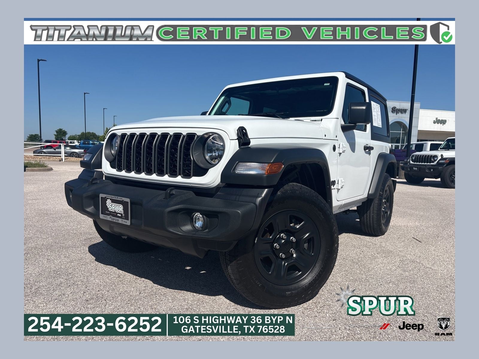 2025 Jeep Wrangler 2-Door Sport 4x4