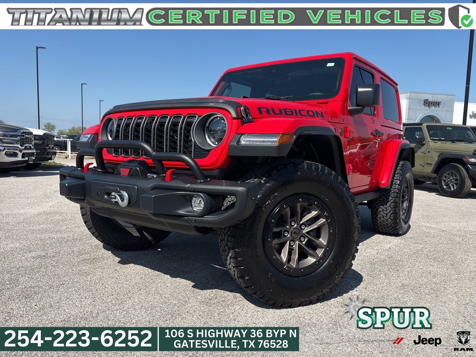 2025 Jeep Wrangler 2-Door Recon 4x4